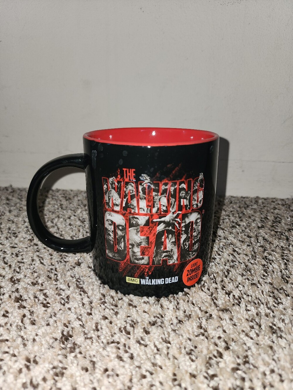 The Walking Dead Black & Red Ceramic Mug